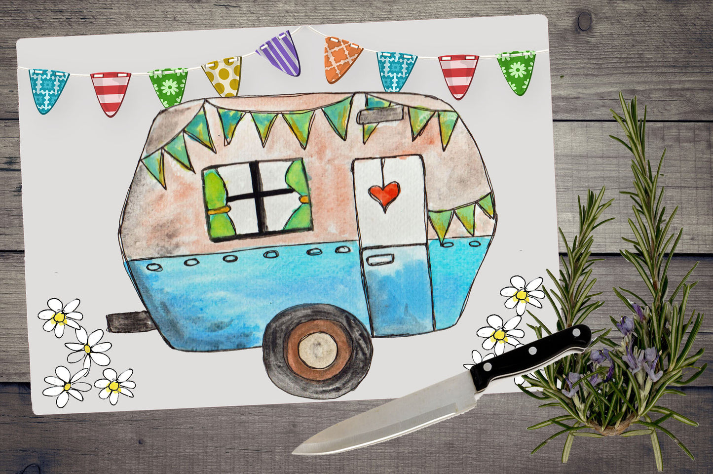 Caravan chopping board / Worktop saver