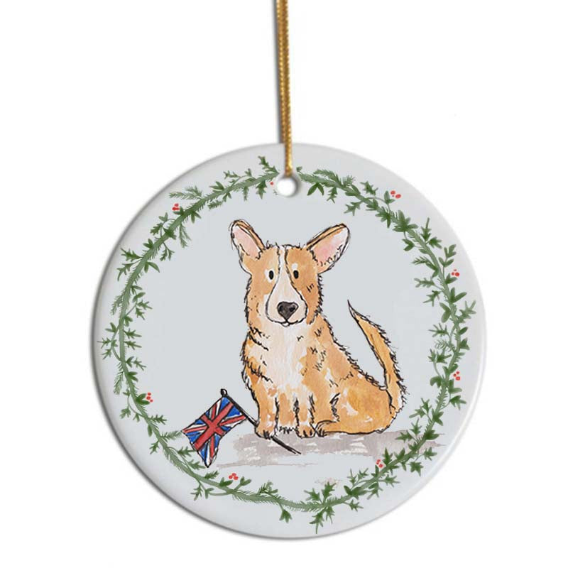 Corgi Christmas tree decoration