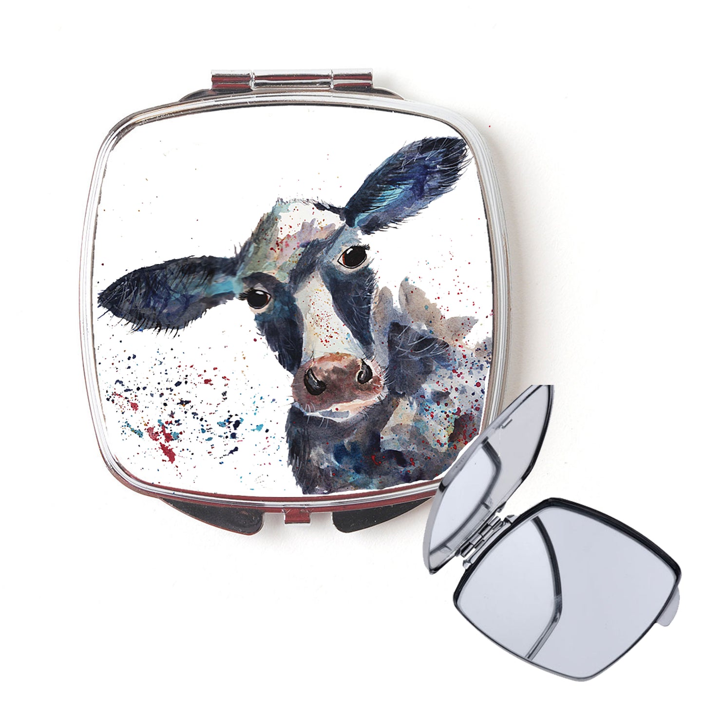 Arthur cow compact mirror
