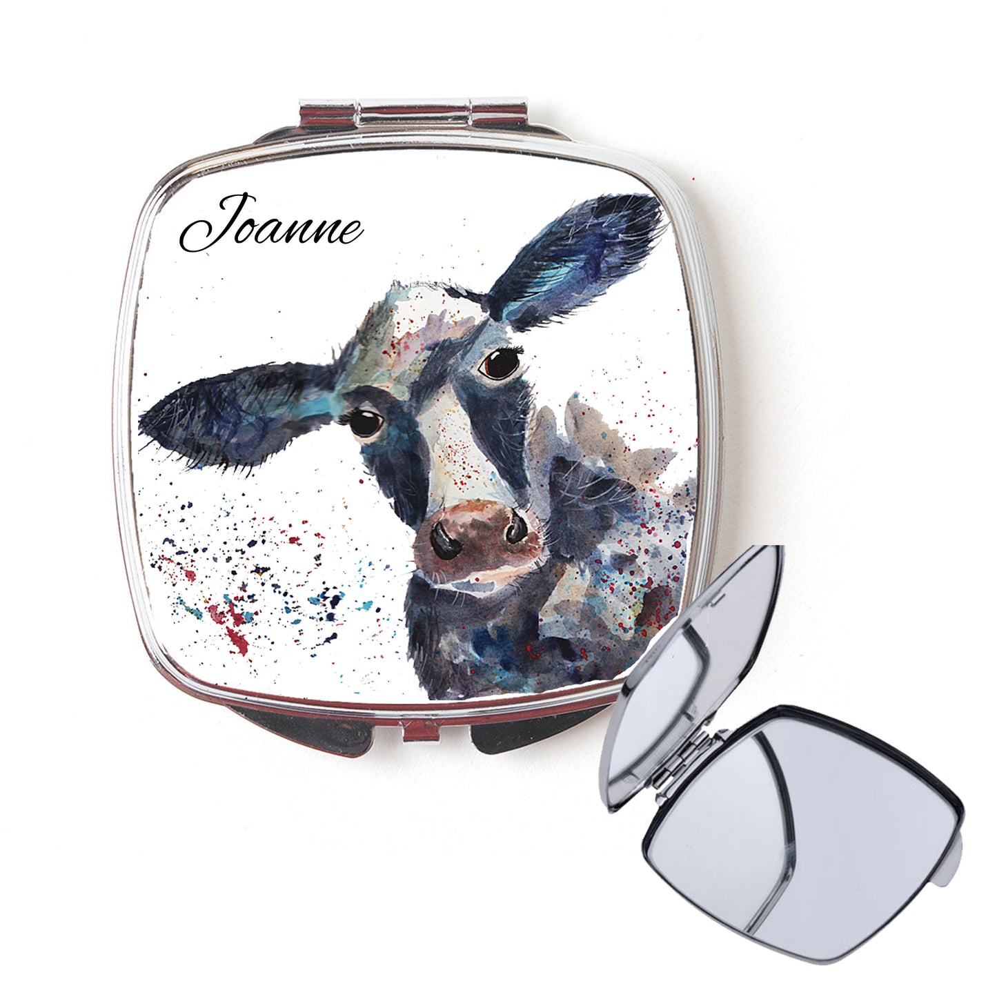 Arthur cow compact mirror