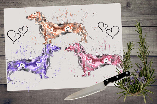 Dachshund chopping board / Worktop saver