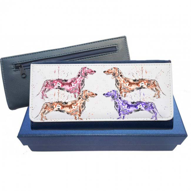 Dachshund group purse