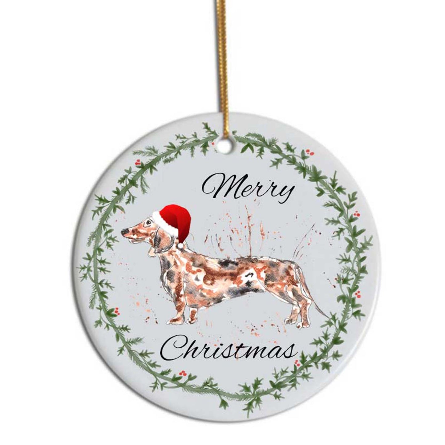 Dachshund Christmas tree decoration