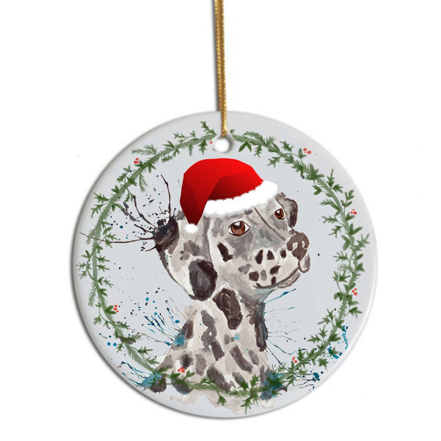 Dalmation Christmas tree decoration