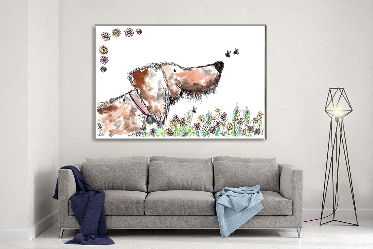 Dexter canvas- Ready to hang