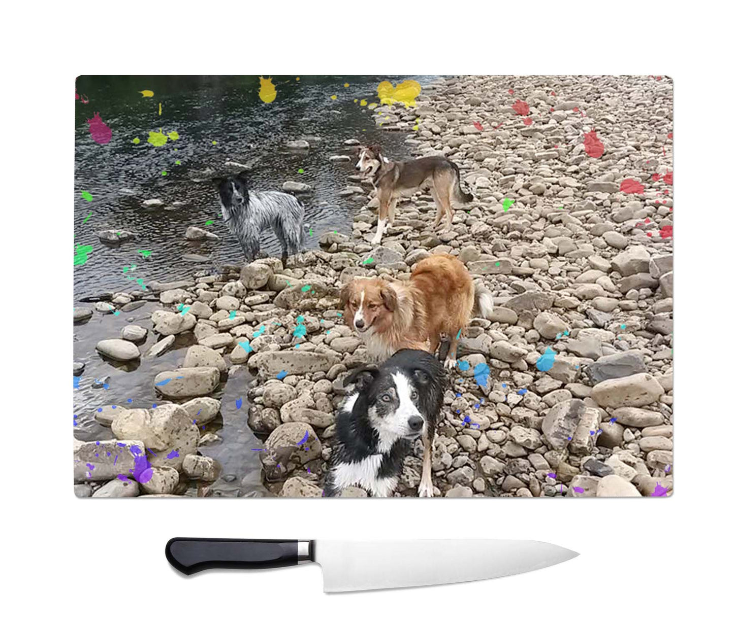 Your own pet personalised chopping board / Worktop saver