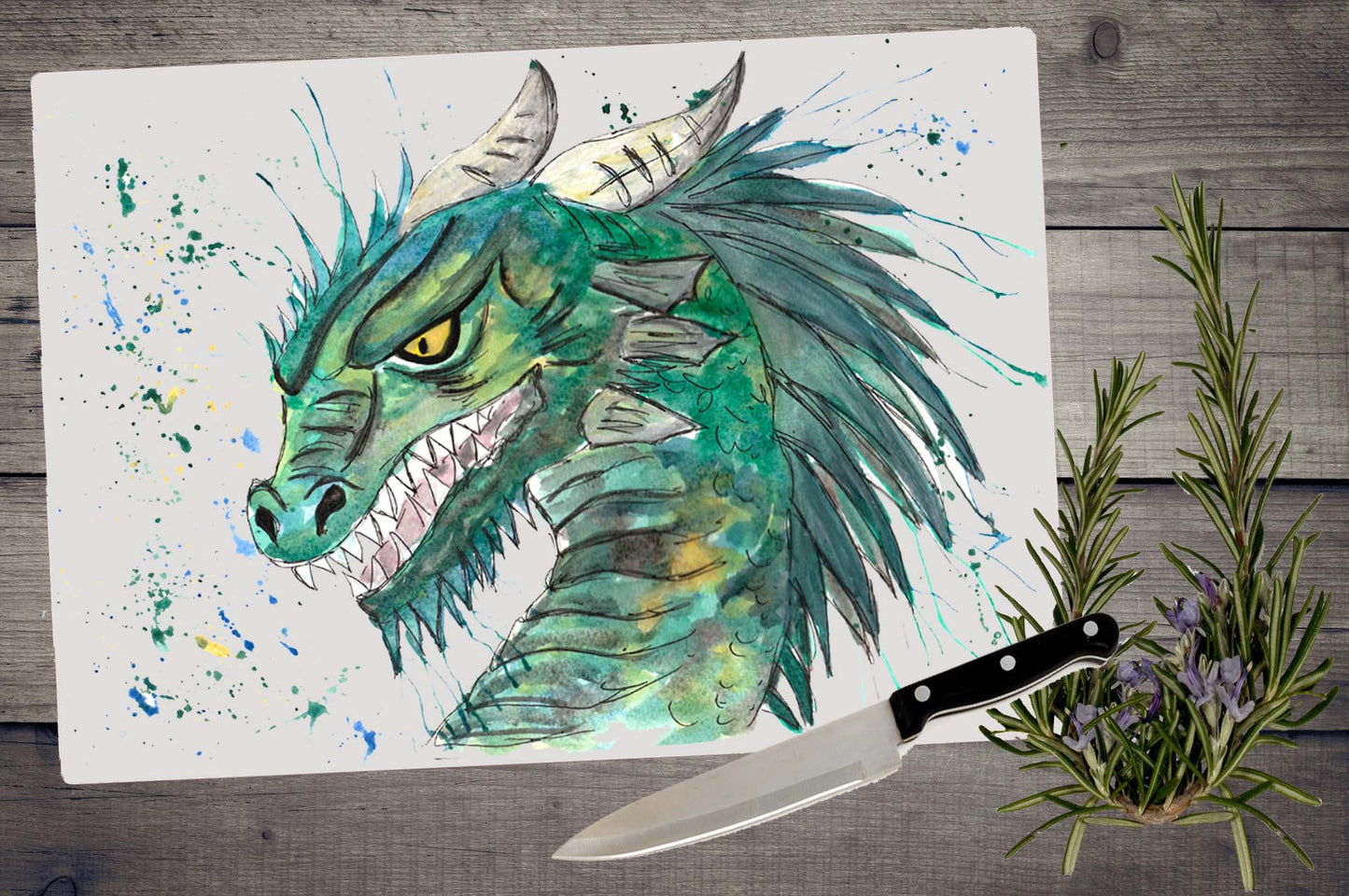 Dragon chopping board / Worktop saver