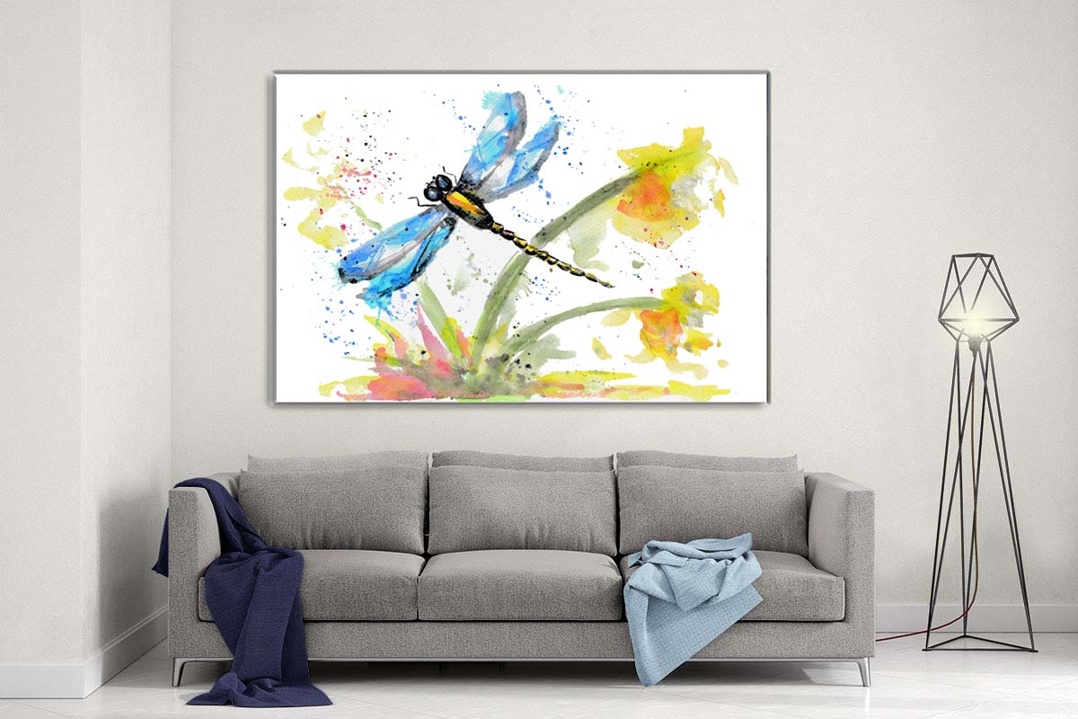 Dragonfly canvas- Ready to hang