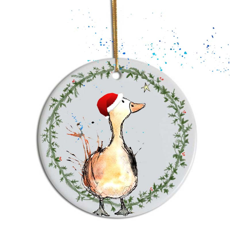 Duck Christmas tree decoration