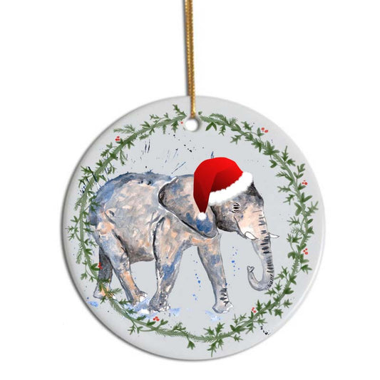 Elephant Christmas tree decoration