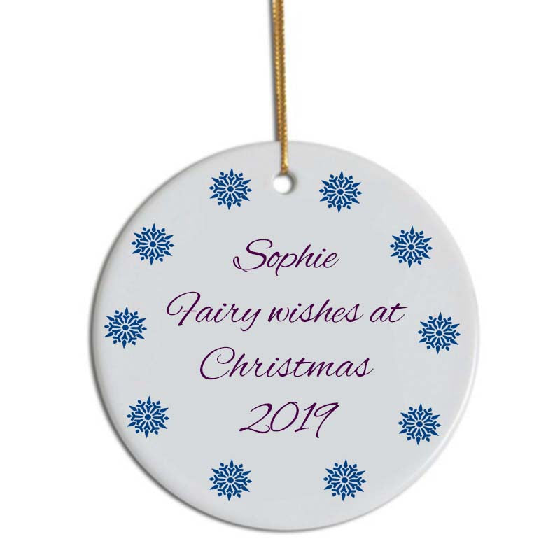 Fairy Christmas tree decoration
