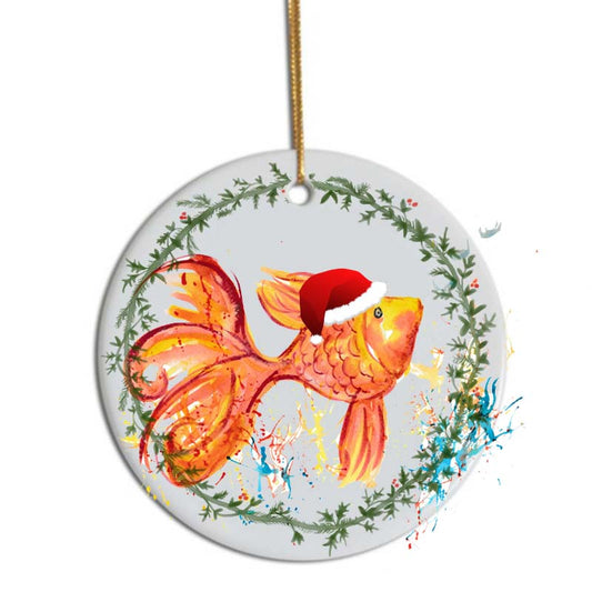 Goldfish Christmas tree decoration
