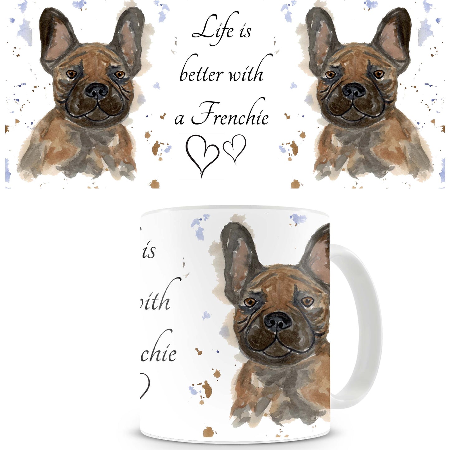 French bulldog mug