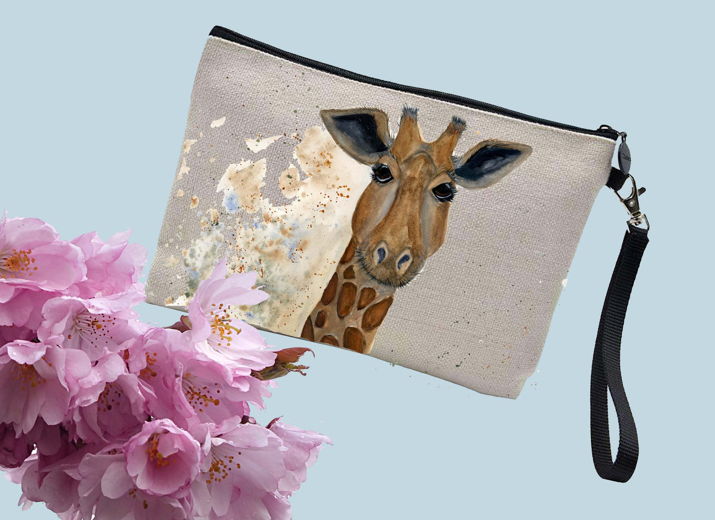 Giraffe make up / toiletries bag
