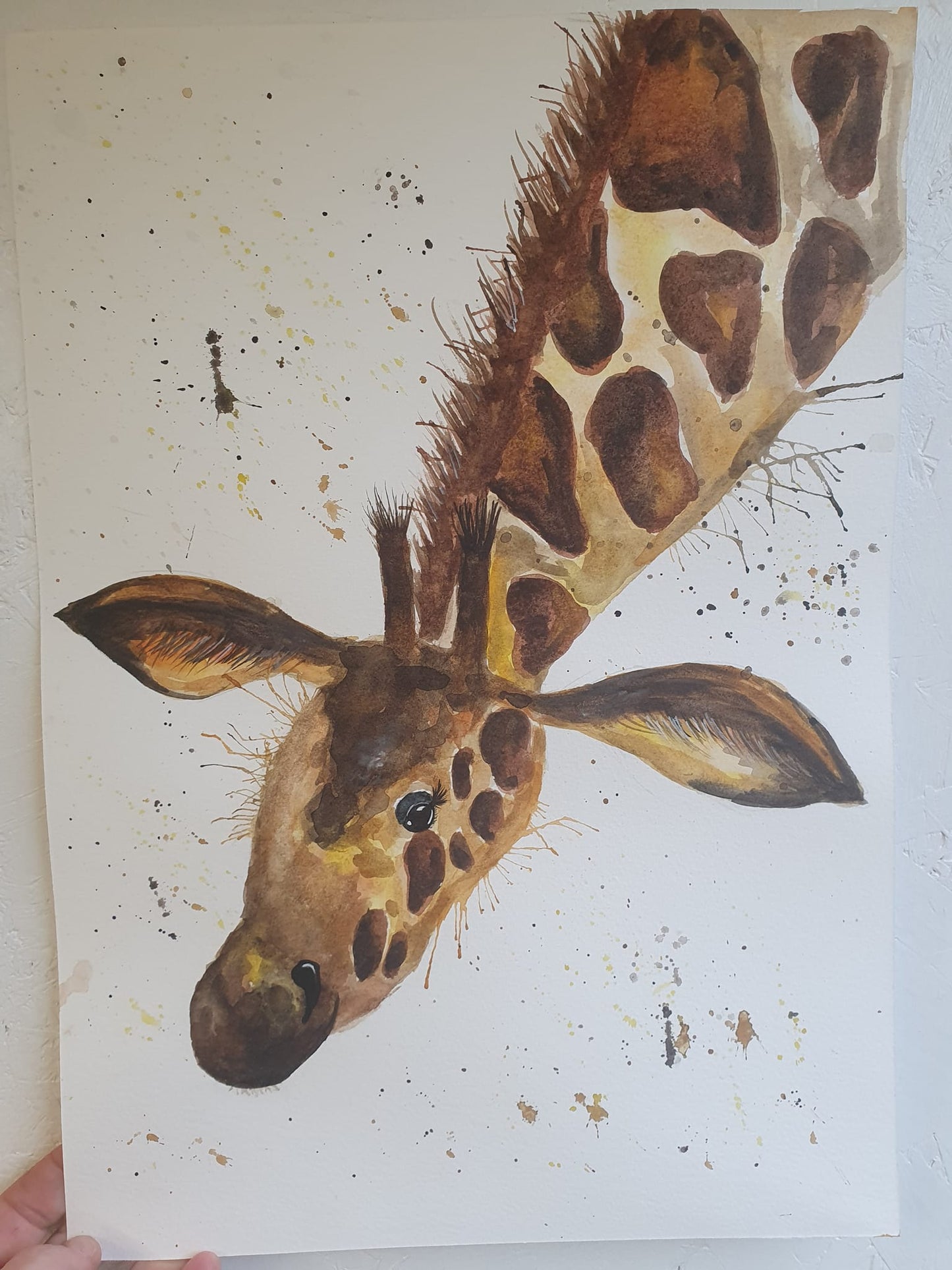 Jeremy giraffe original painting
