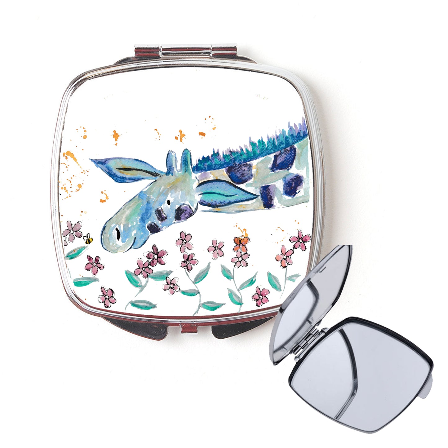 Giraffe compact mirror