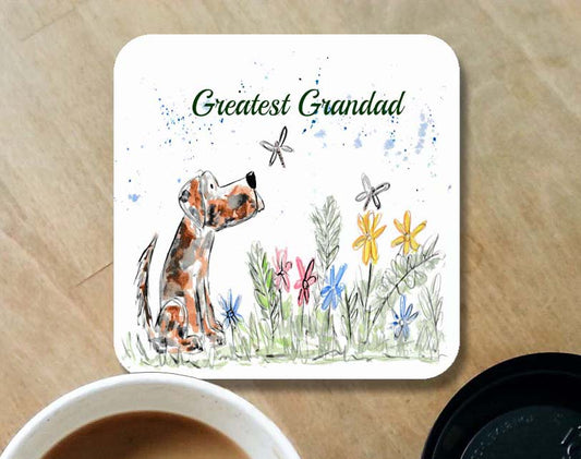 Grandad dog coaster