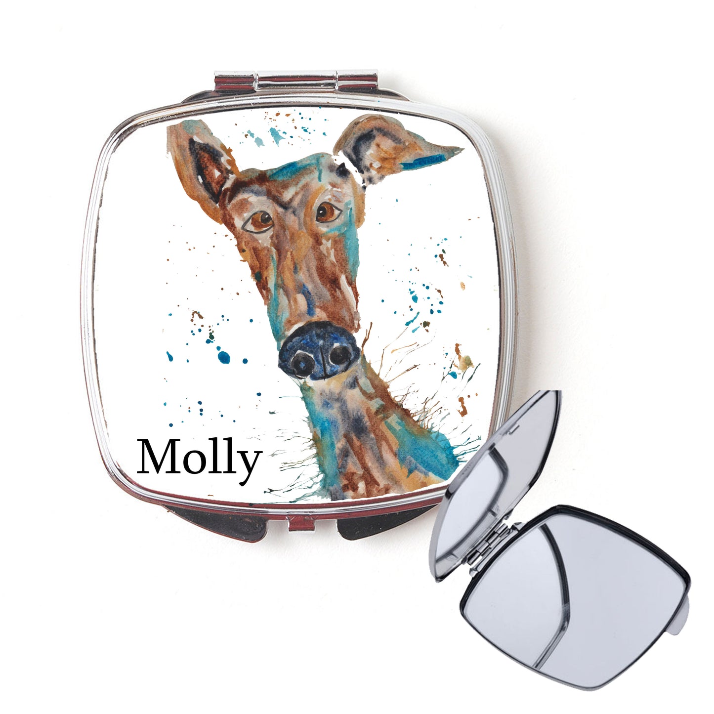 Greyhound compact mirror