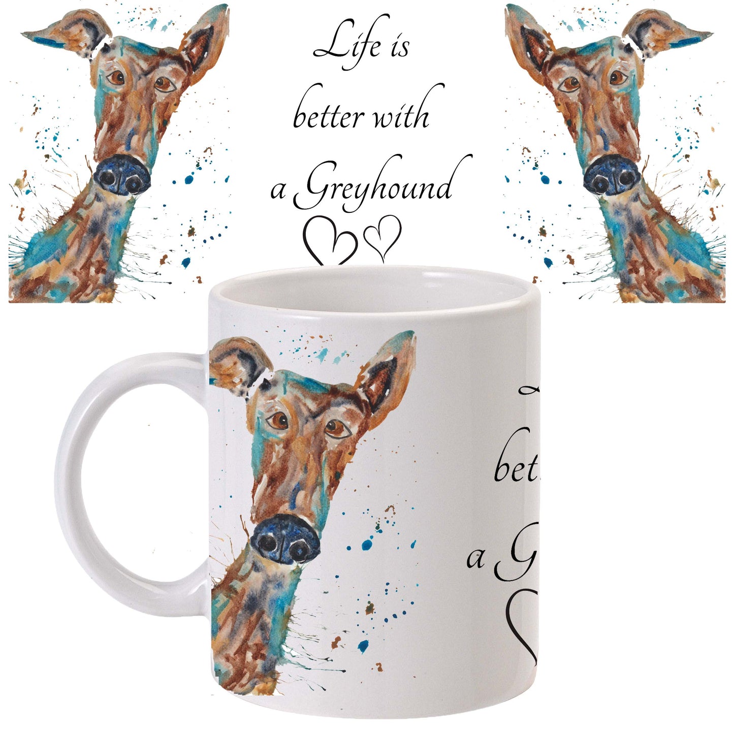 Greyhound mug