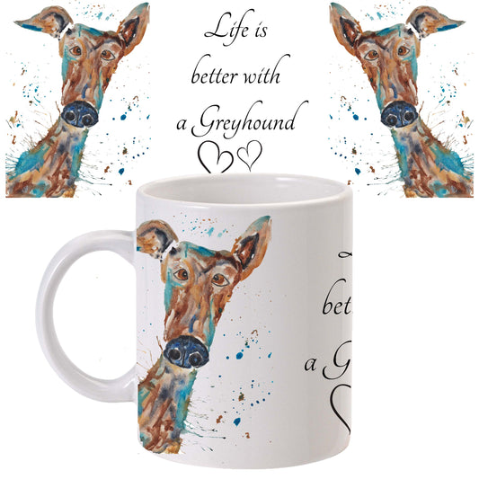Greyhound mug