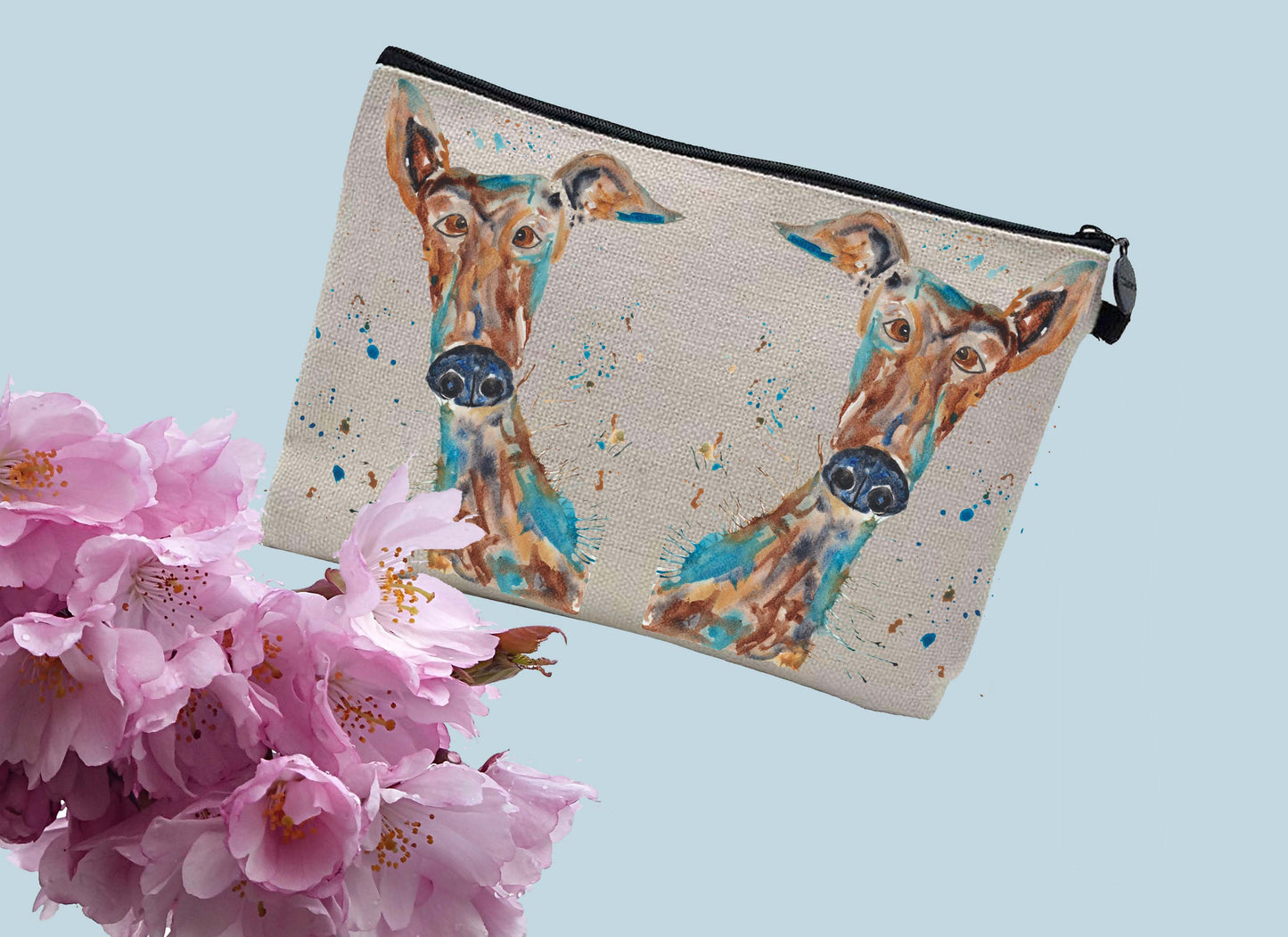 Greyhound make up / toiletries bag