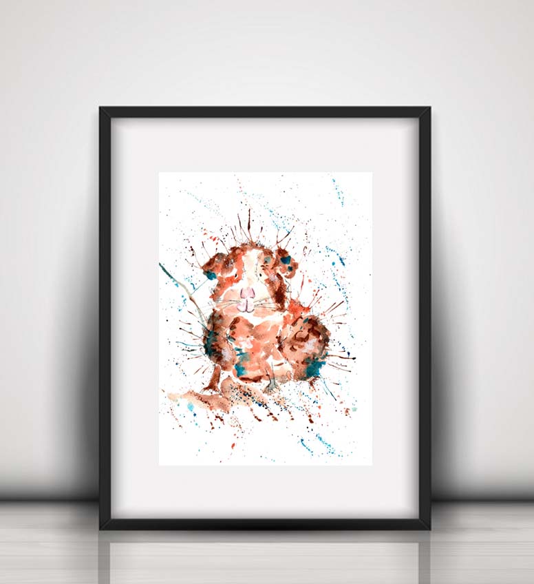 Guinea pig fine art print