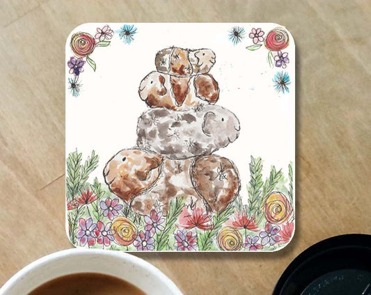 Guinea pig stack coaster