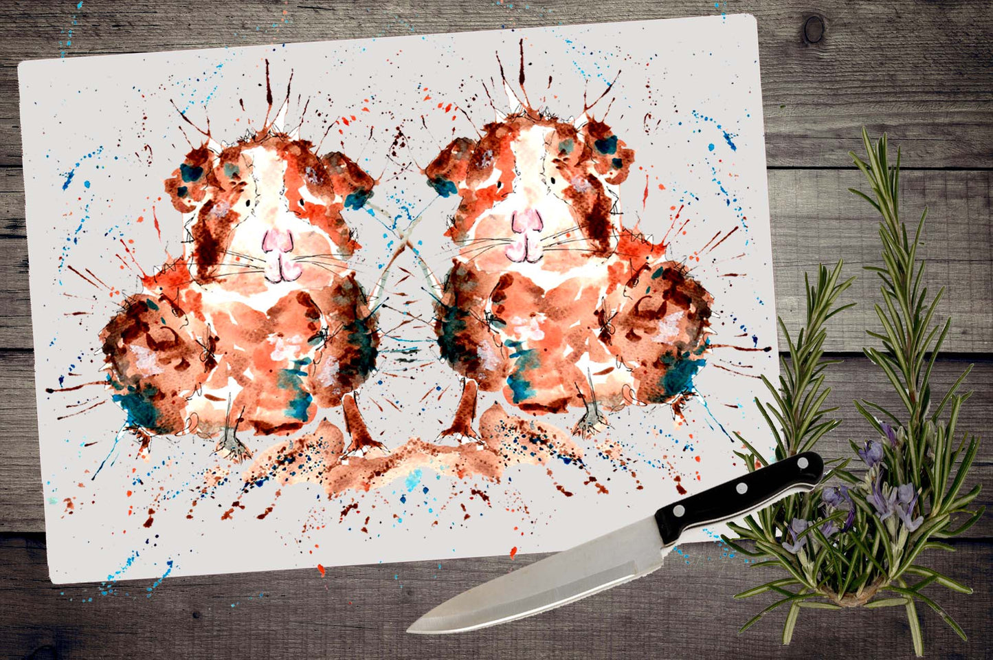 Guinea pig chopping board / Worktop saver