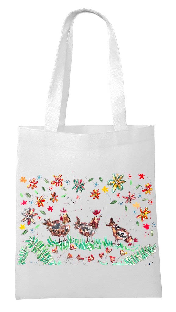 Hens tote shopping bag
