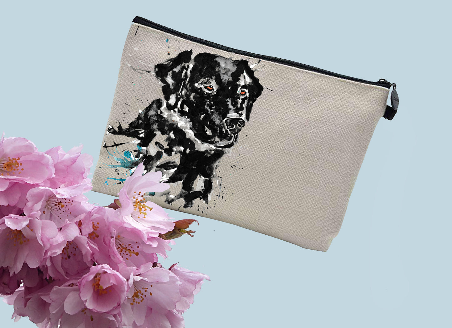 Labrador make up / toiletries bag