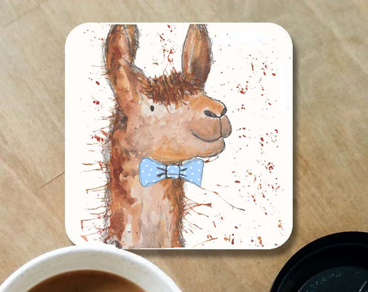 Llama (bow tie) coaster
