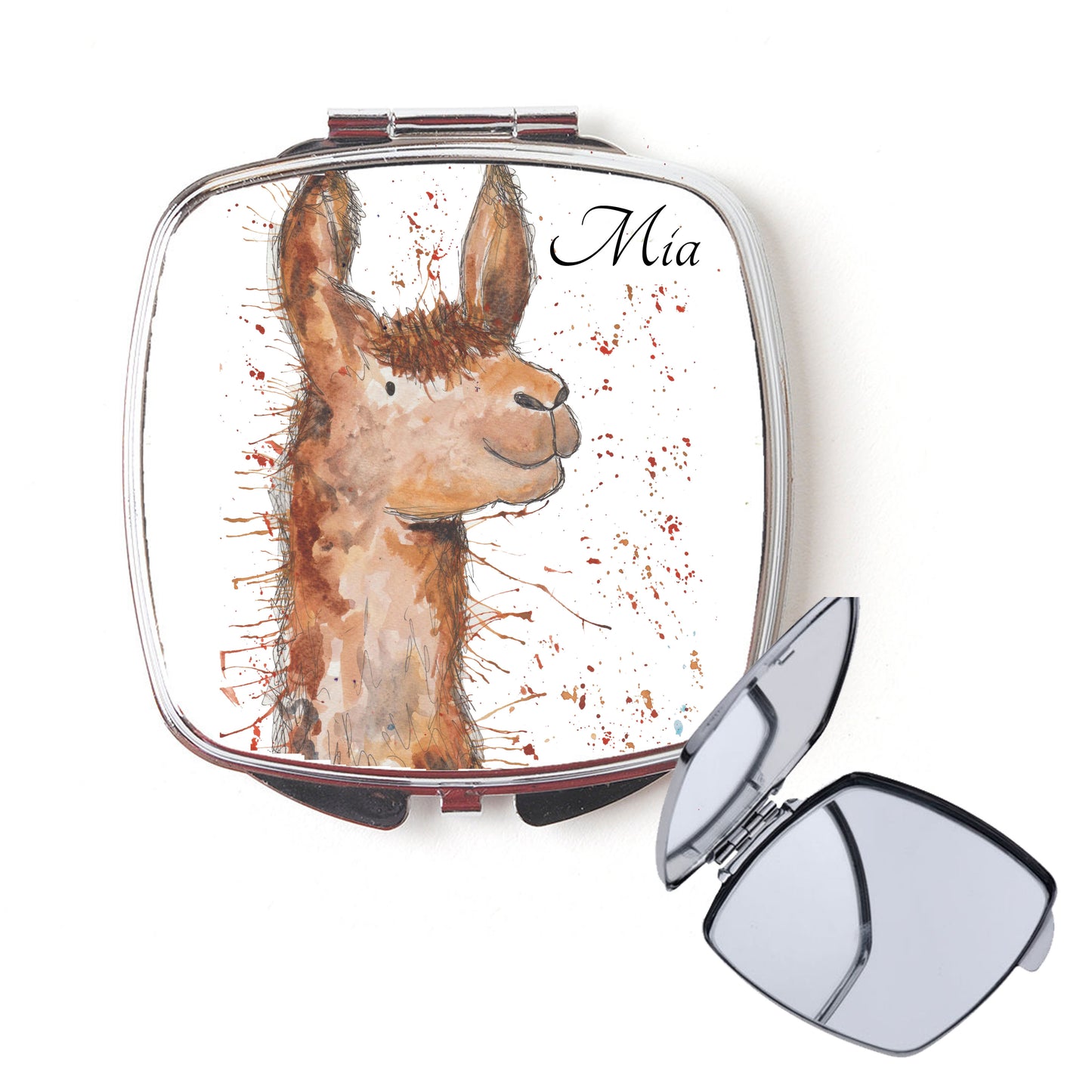 Llama compact mirror