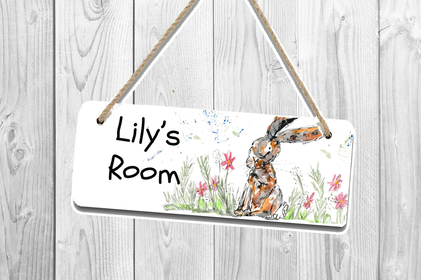 Rabbit Door / Name plaque