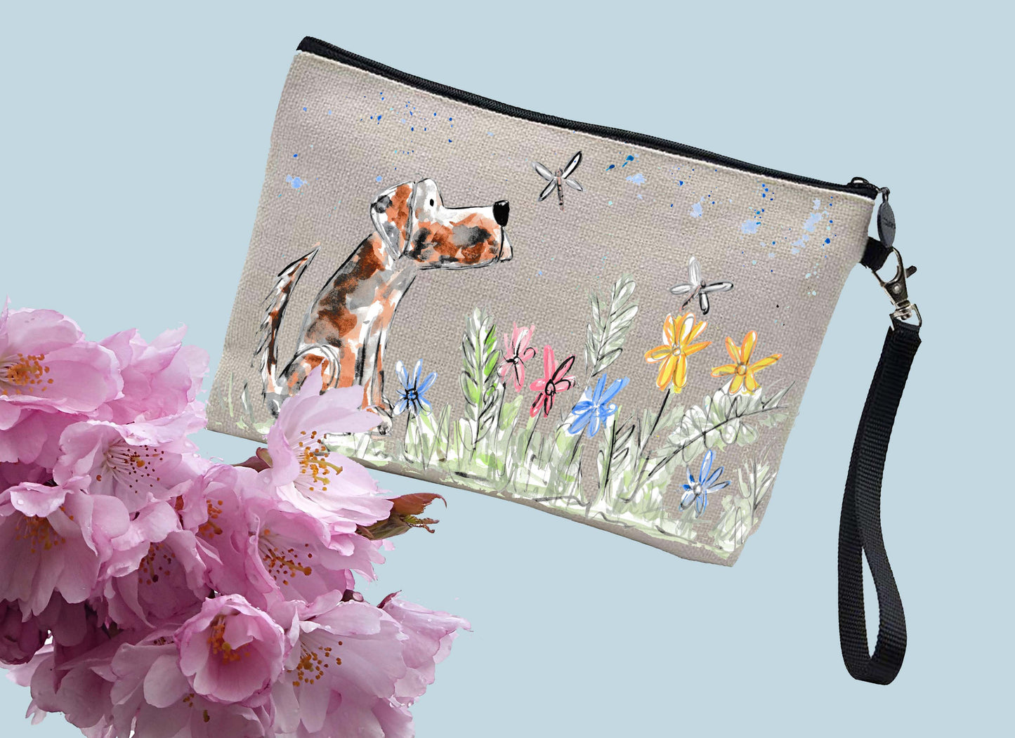 Meadow dog make up / toiletries bag