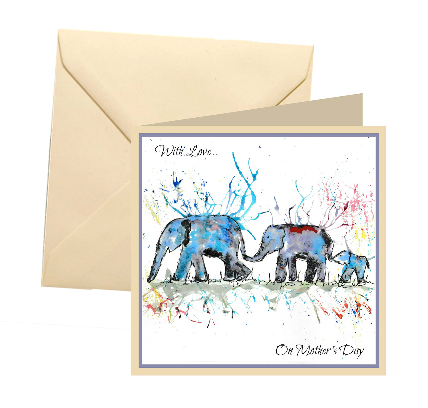 Elephant Mothers Day card