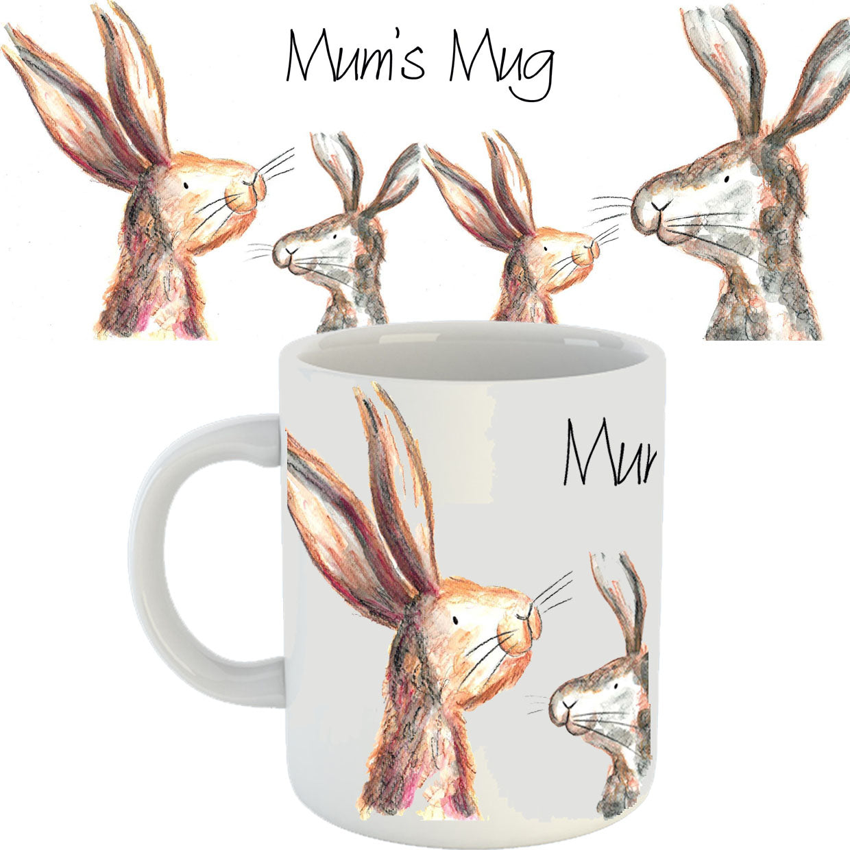 Mum rabbit mug