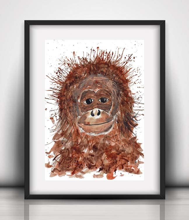 Orangutan fine art print