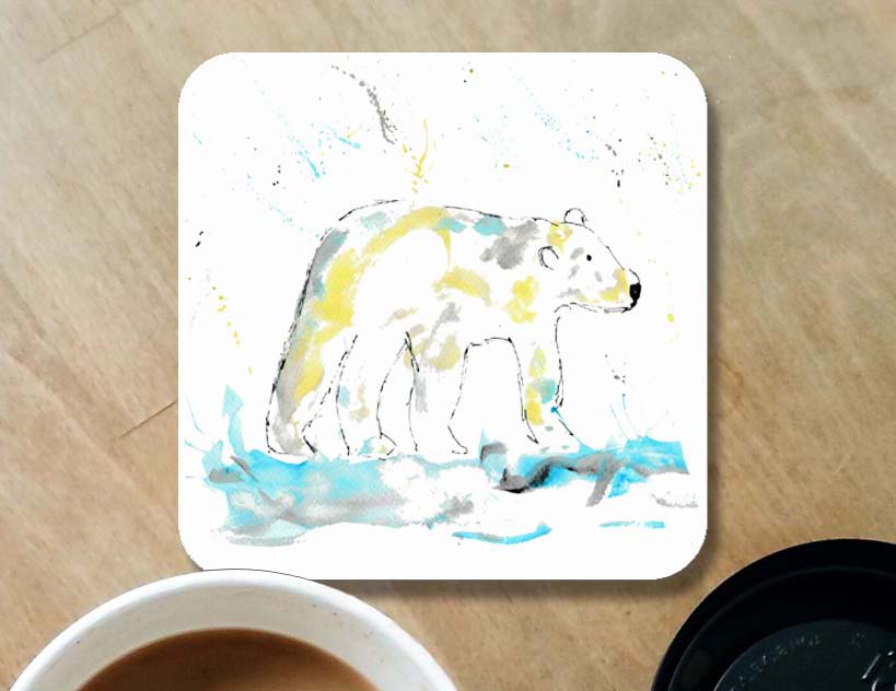 Polar bear coaster