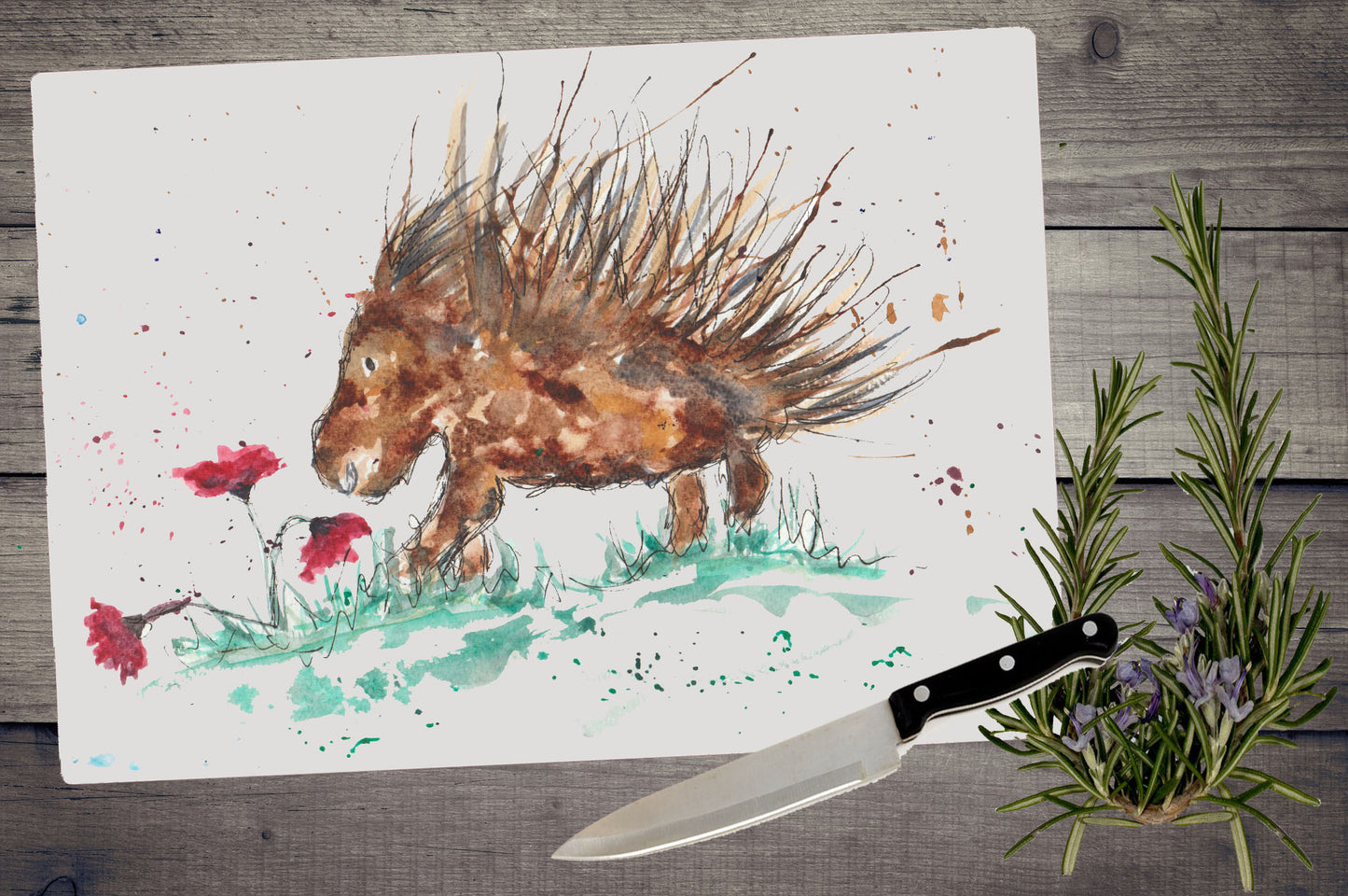 Porcupine chopping board / Worktop saver
