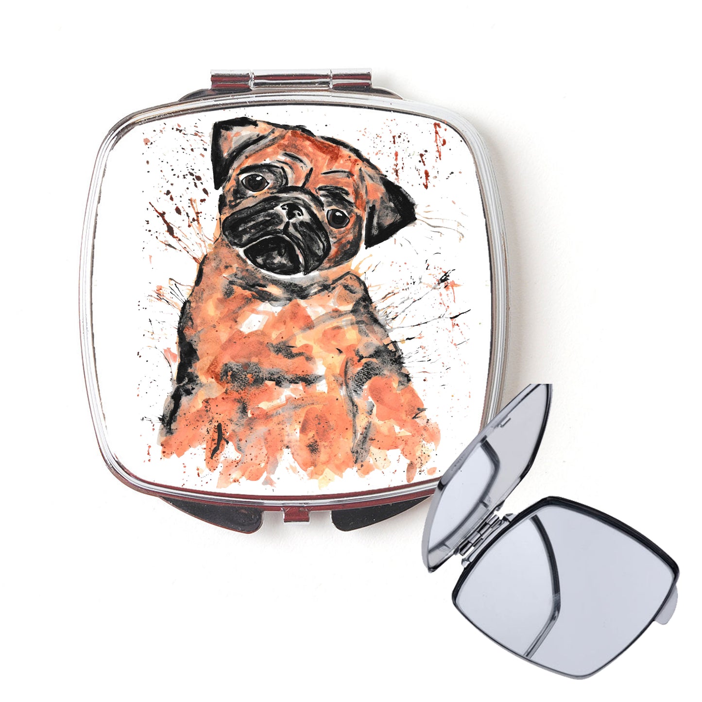 Pug compact mirror