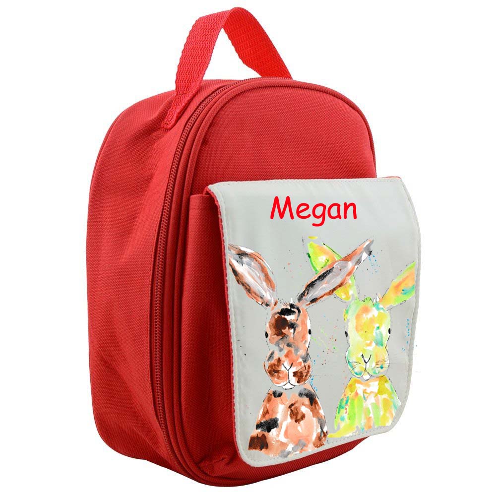Rabbits children's lunch bag