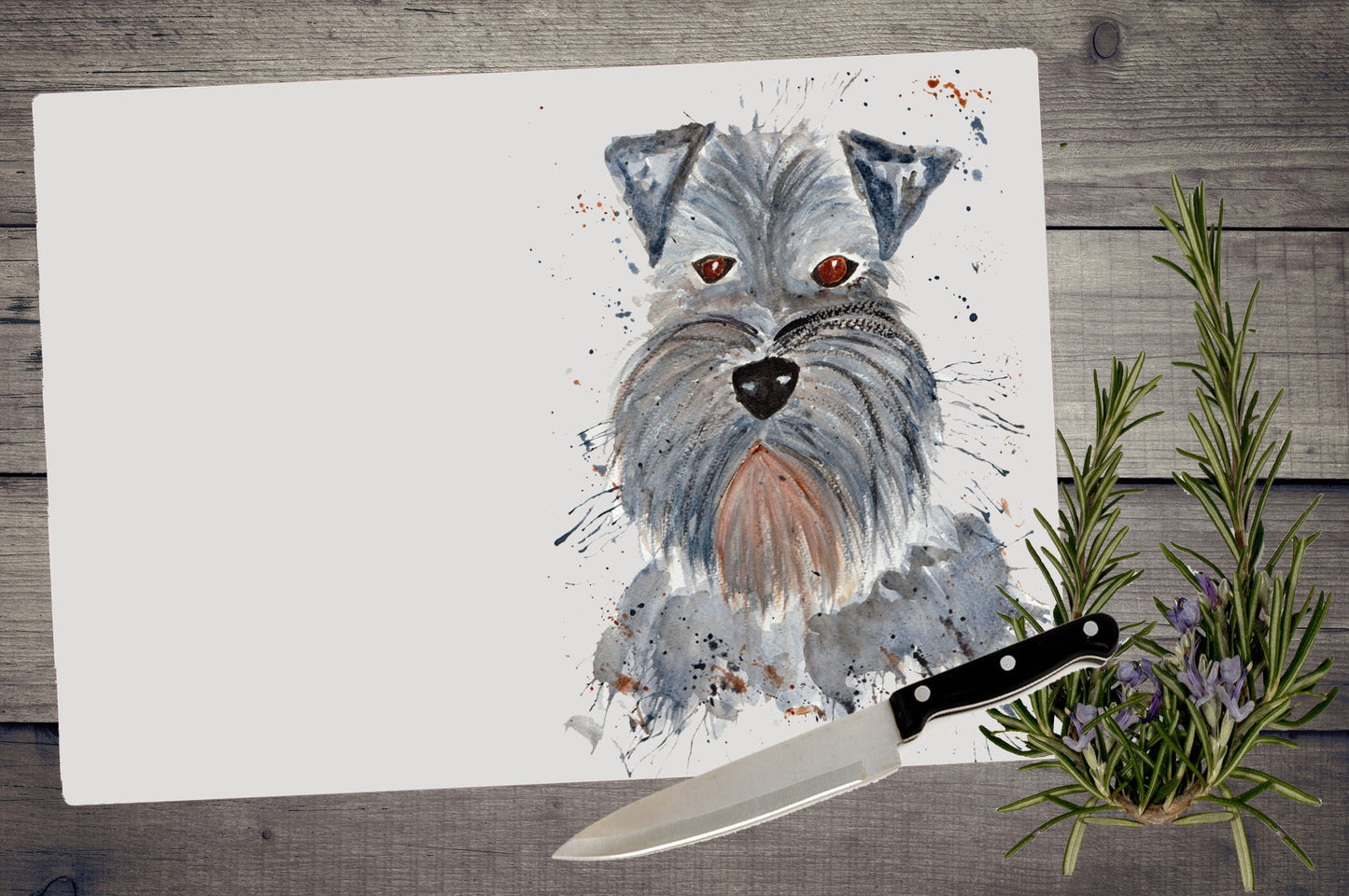 Schnauzer chopping board / Worktop saver