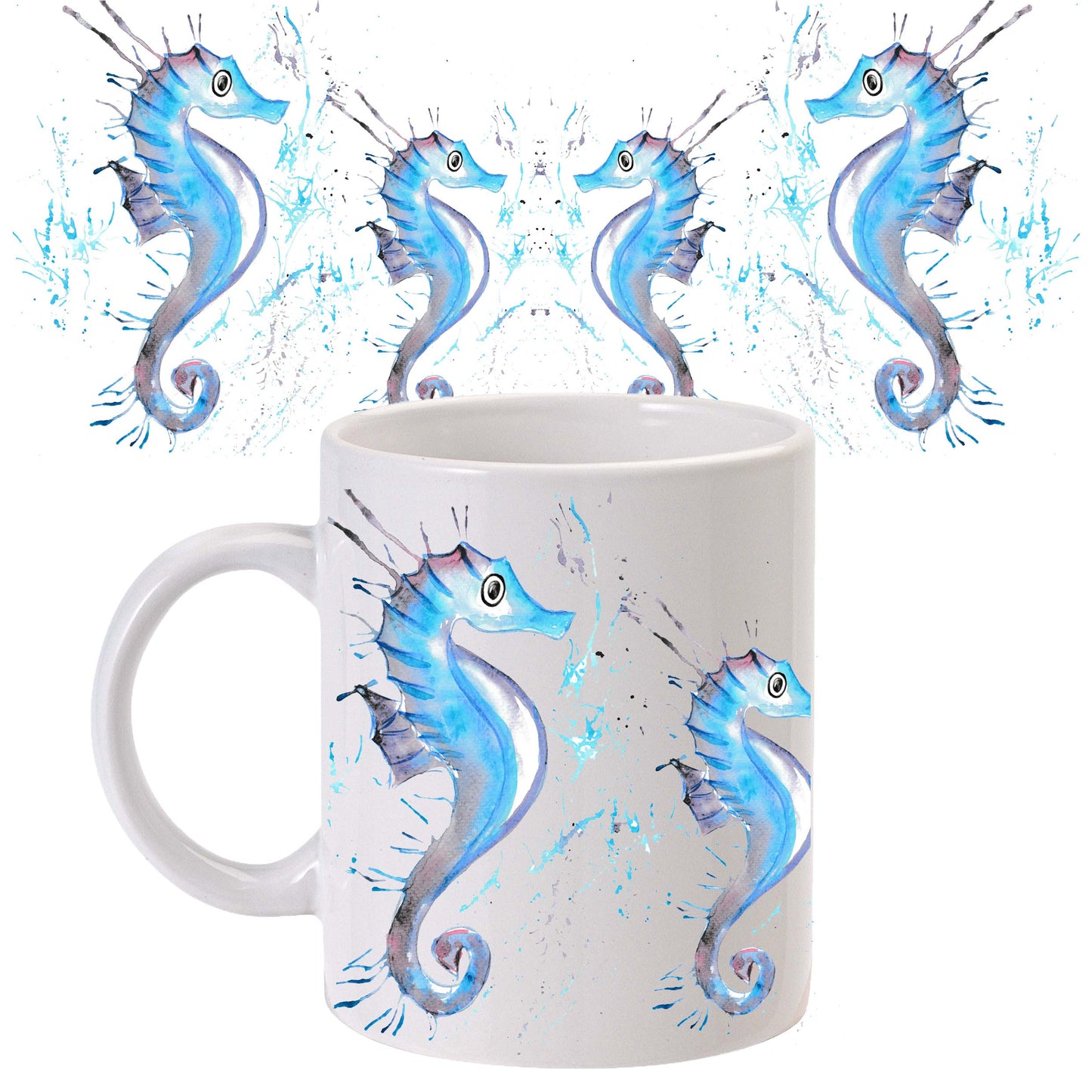 Seahorse mug