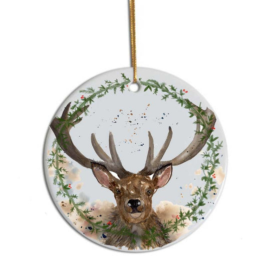 Stag Christmas tree decoration