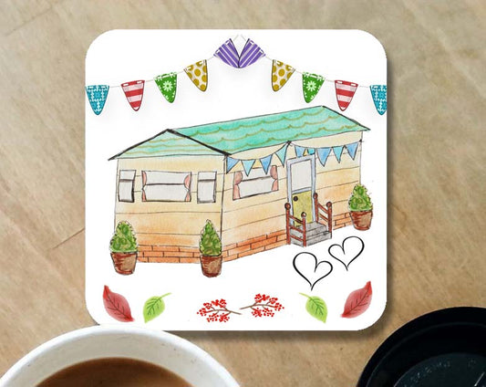 Static caravan coaster