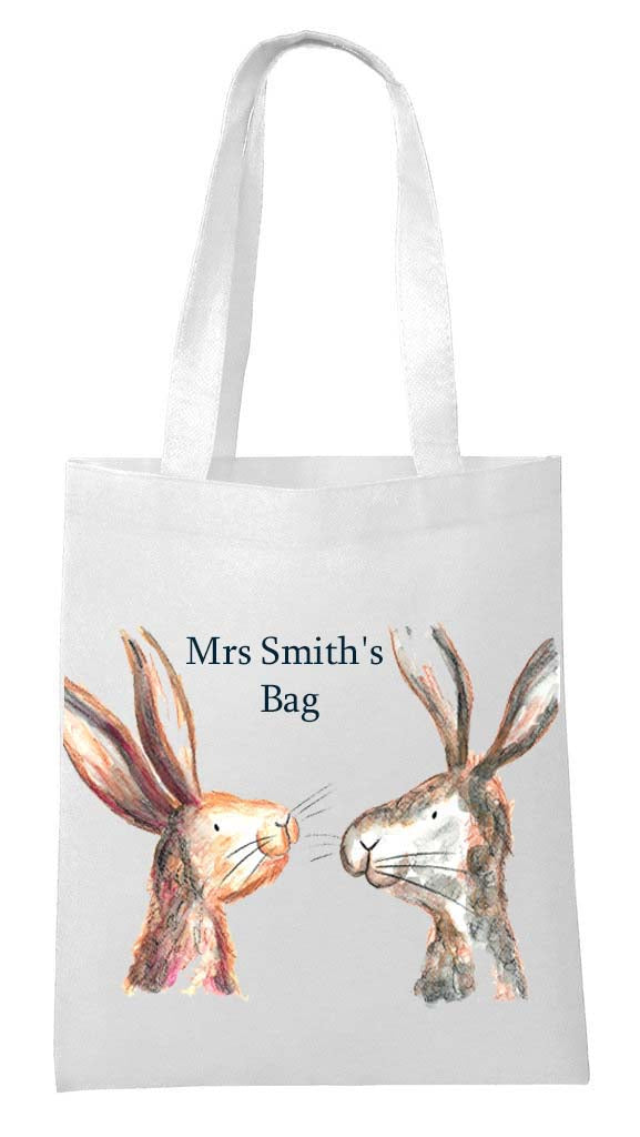 Teacher rabbits Tote shopping bag