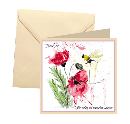 Teacher card