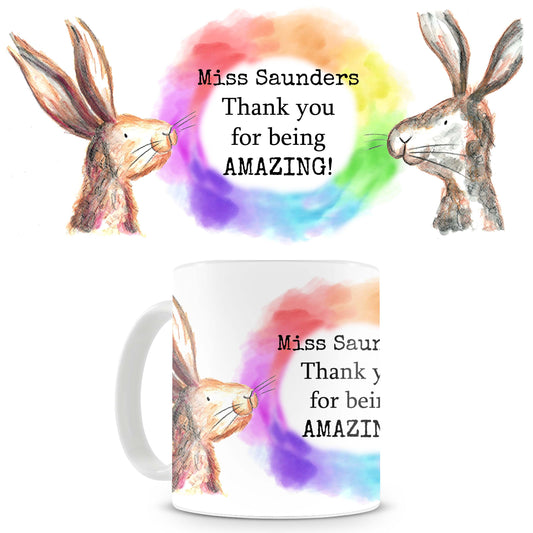 Teacher Mia and Oscar mug * Personalised *
