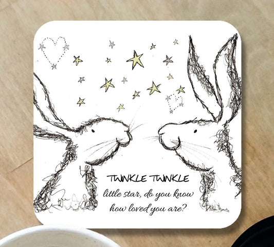 Twinkle rabbits coaster