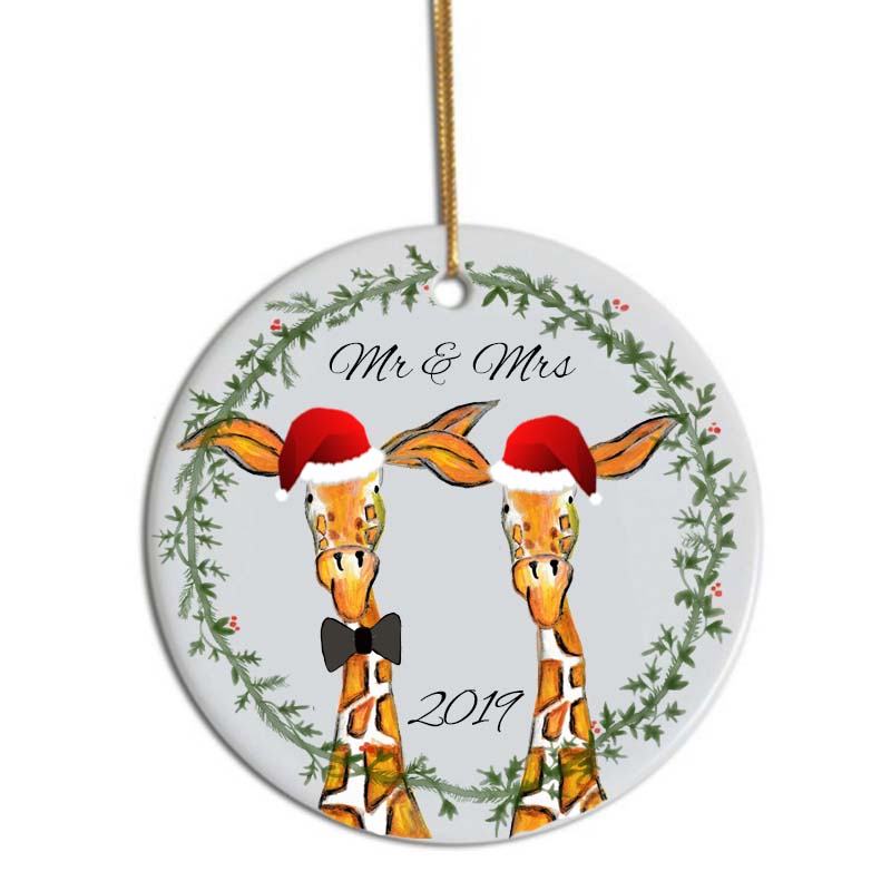 Wedding / couple Christmas tree decoration